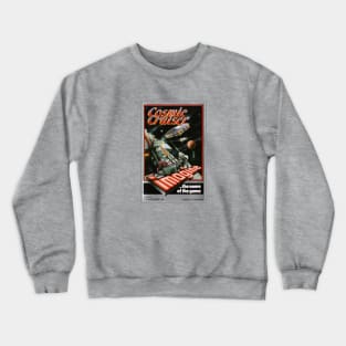 Cosmic Cruiser - Commodore 64 Cover Art Crewneck Sweatshirt